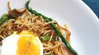 Asparagus Noodles With Fried Egg Asparagus Noodles With Fried Egg