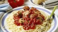Pasta with Meatballs, Mushrooms and Tomato Sauce Pasta with Meatballs, Mushrooms and Tomato Sauce