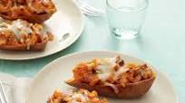 Sausage and Apple-Stuffed Twice-Baked Sweet Potatoes Sausage and Apple-Stuffed Twice-Baked Sweet Potatoes