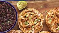 Chicken Tinga Tostados Chicken Tinga Tostados