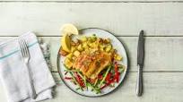 Blackened Catfish with Blistered Veggies and Roasted Potatoes Blackened Catfish with Blistered Veggies and Roasted Potatoes
