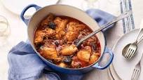Kozani chicken with prunes, saffron and paprika Kozani chicken with prunes, saffron and paprika