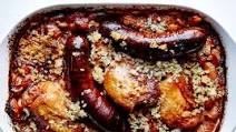 Confit Chicken Thigh and Andouille Sausage Cassoulet Confit Chicken Thigh and Andouille Sausage Cassoulet
