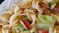 Polska Kielbasa with Cabbage and Egg Noodles Polska Kielbasa with Cabbage and Egg Noodles