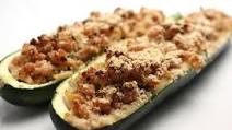 Turkey Stuffed Zucchini Turkey Stuffed Zucchini