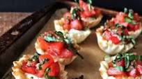 Cheesy Bruschetta Bites Cheesy Bruschetta Bites