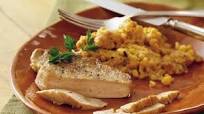 Slow-Cooker Pork Chops with Corn Stuffing Slow-Cooker Pork Chops with Corn Stuffing