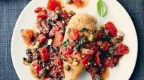 Sauteed Chicken With Fresh, Warm Bruschetta Sauteed Chicken With Fresh, Warm Bruschetta