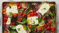 Sheet-Pan Baked Feta With Broccolini, Tomatoes and Lemon Sheet-Pan Baked Feta With Broccolini, Tomatoes and Lemon