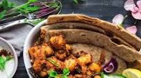 Dhaba Style Dry Aloo Gobi - Potato and Cauliflowfer Dhaba Style Dry Aloo Gobi - Potato and Cauliflowfer