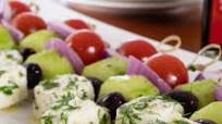 Greek Salad Skewers