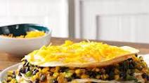 Black Bean Tortilla Pie Black Bean Tortilla Pie