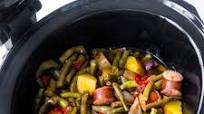 Slow Cooker Kielbasa and Green Beans Slow Cooker Kielbasa and Green Beans