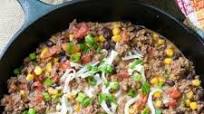 Taco Dip with Ground Beef Taco Dip with Ground Beef