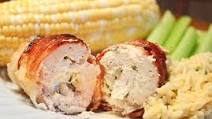 Chicken stuffed with Philadelphia cheese with only 3 ingredients Chicken stuffed with Philadelphia cheese with only 3 ingredients
