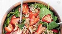 Simple Strawberry Spinach Salad Simple Strawberry Spinach Salad