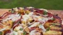 Hawaiian BBQ Pizza with Paleo Crust Hawaiian BBQ Pizza with Paleo Crust