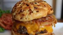 3 Cheese Stuffed Ranch Burgers 3 Cheese Stuffed Ranch Burgers
