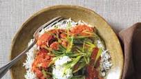 Chicken Tikka Masala with Crispy Snap Peas Chicken Tikka Masala with Crispy Snap Peas