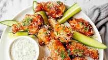 Air Fryer Honey BBQ Chicken Wings Air Fryer Honey BBQ Chicken Wings