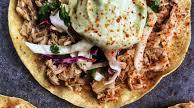 Slow Cooker Chicken Tostadas Slow Cooker Chicken Tostadas
