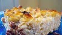 Lemon Ricotta Noodle Kugel With Dried Cherries (Dairy) Lemon Ricotta Noodle Kugel With Dried Cherries (Dairy)