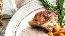 One-Skillet Pork Tenderloin with Honey Applesauce Glaze One-Skillet Pork Tenderloin with Honey Applesauce Glaze