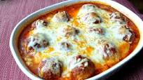 Baked Zoodles and Meatballs Baked Zoodles and Meatballs