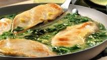 Healthy Lemon Chicken Scallopini with Spinach Healthy Lemon Chicken Scallopini with Spinach