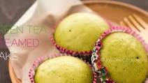 Green Tea Steamed Cake Green Tea Steamed Cake