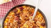Crock Pot Taco Rice Soup Recipe Crock Pot Taco Rice Soup Recipe