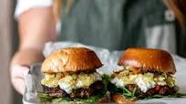Chorizo Goat Cheese Burger with Tomato Chow Chow Chorizo Goat Cheese Burger with Tomato Chow Chow