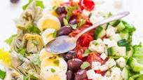 Mediterranean Cobb Salad Mediterranean Cobb Salad