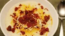 Loaded Potato Soup {Slow Cooker Recipe} Loaded Potato Soup {Slow Cooker Recipe}
