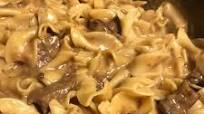 Creamy Beef Tips with Egg Noodles Creamy Beef Tips with Egg Noodles