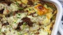 Philly Cheese Steak Casserole Philly Cheese Steak Casserole