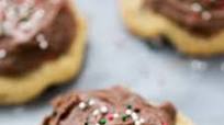 Chocolate Chip Cookies with Chocolate Frosting Chocolate Chip Cookies with Chocolate Frosting