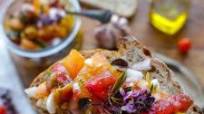 Purple Basil Heirloom Tomato Bruschetta Purple Basil Heirloom Tomato Bruschetta