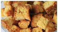 Make Your Own Cornbread Croutons Make Your Own Cornbread Croutons