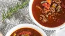 Keto Hamburger Soup {Whole30 & Paleo} Keto Hamburger Soup {Whole30 & Paleo}