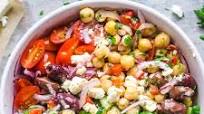Chopped Greek Chickpea Salad Chopped Greek Chickpea Salad