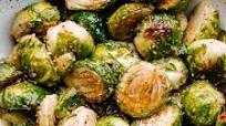 Crispy Parmesan Air Fryer Brussel Sprouts Crispy Parmesan Air Fryer Brussel Sprouts