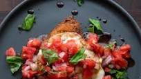 Bruschetta Chicken Cutlets with a Balsamic Maple Sauce Bruschetta Chicken Cutlets with a Balsamic Maple Sauce