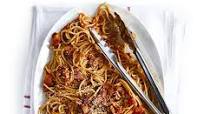 Super smoky bacon & tomato spaghetti Super smoky bacon & tomato spaghetti