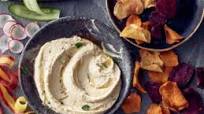 Boar's Head Hummus with Crispy Vegetable and Potato Chips Boar's Head Hummus with Crispy Vegetable and Potato Chips
