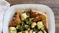 Sheet Pan Chicken Quarters with Vegetables Sheet Pan Chicken Quarters with Vegetables