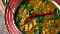 Chana Dal with Spinach Soup {Slow Cooker} Chana Dal with Spinach Soup {Slow Cooker}