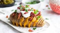 Loaded Hasselback Potatoes Loaded Hasselback Potatoes