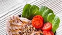 Balsamic Dijon Chicken with Quinoa & Mushrooms Balsamic Dijon Chicken with Quinoa & Mushrooms