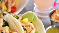 Baja Shrimp Tacos with Pineapple Lime Slaw Baja Shrimp Tacos with Pineapple Lime Slaw